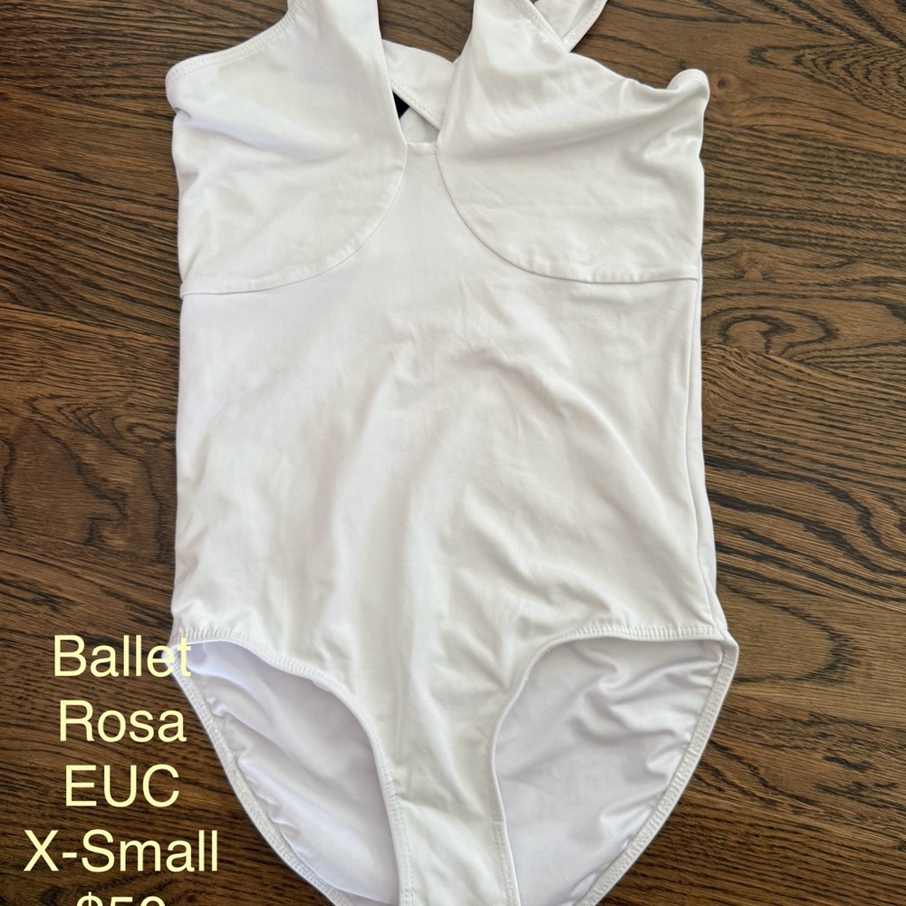 Ballet Rosa White Leotard